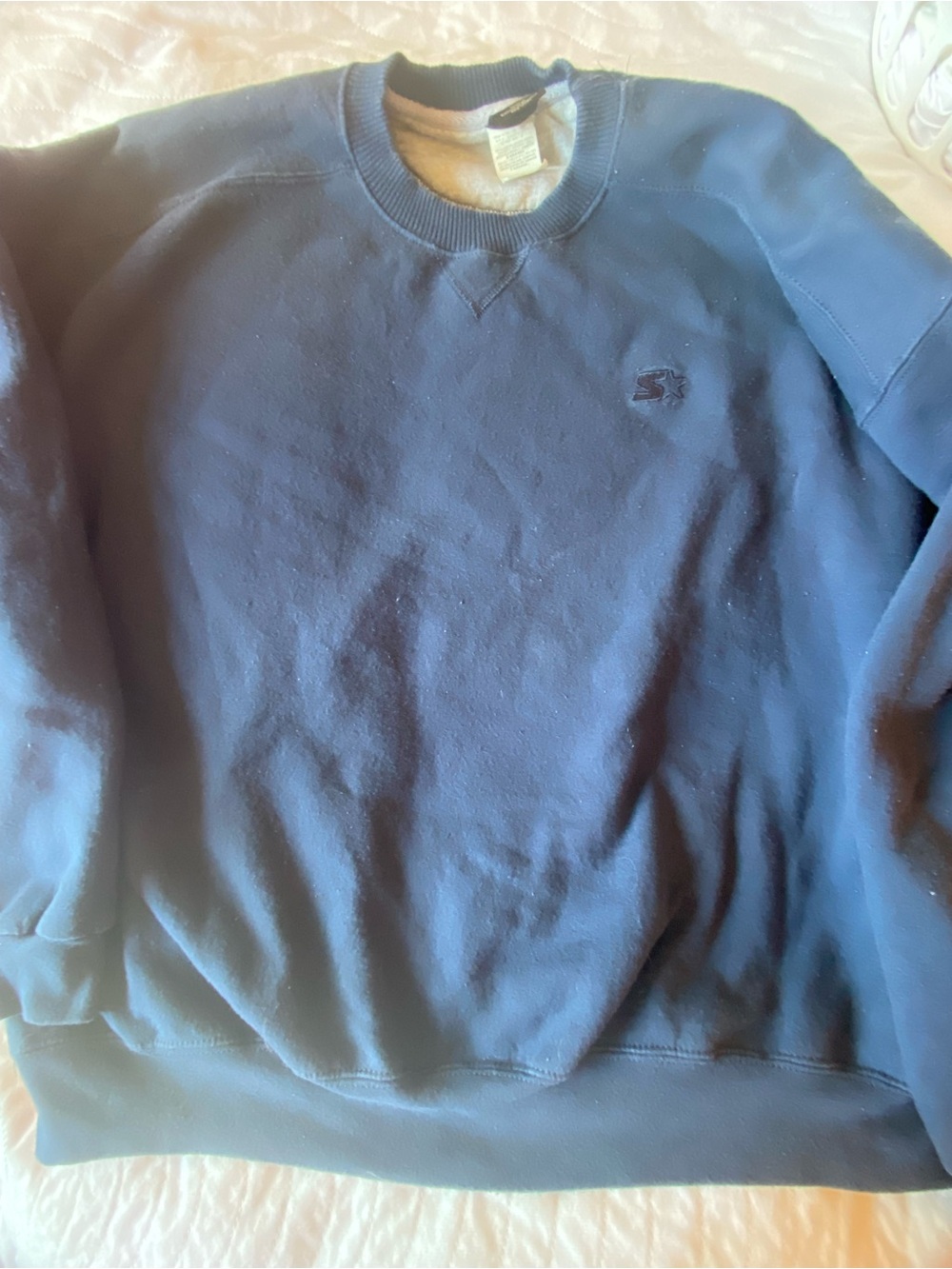 STARTER Men's Dark Blue Crewneck Sweatshirt